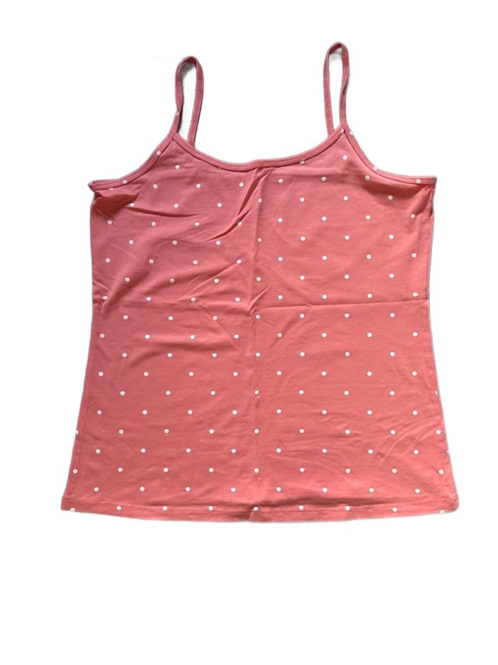 Women’s Pink Polka Dot Camisole Tank Top